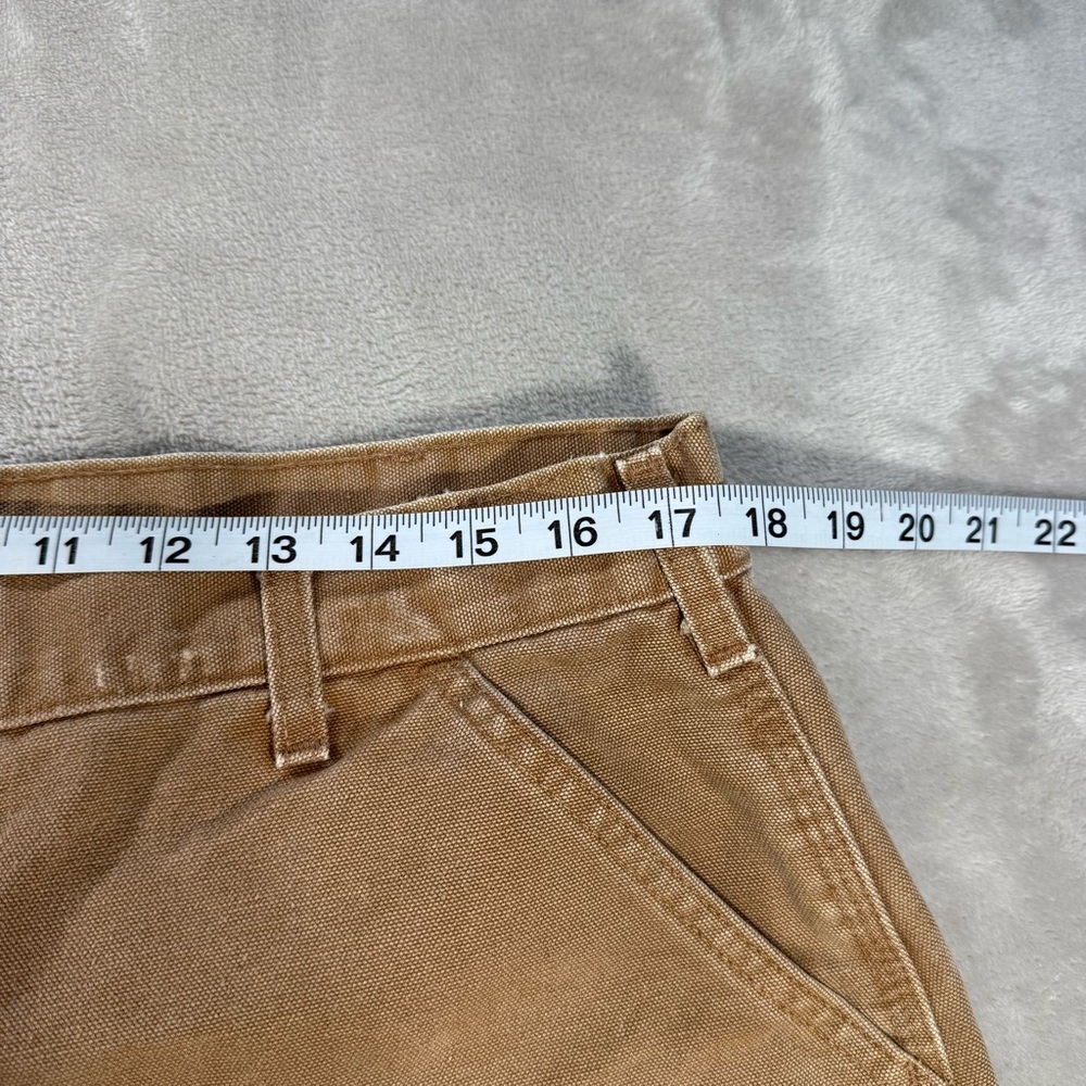Vintage Carhartt B11 Brn Canvas Carpenter Pants Men's Sz 36x32 USA Made - Picture 8 of 11